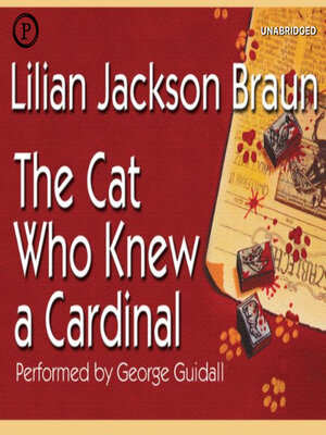 The Cat Who Knew a Cardinal - Audiobook